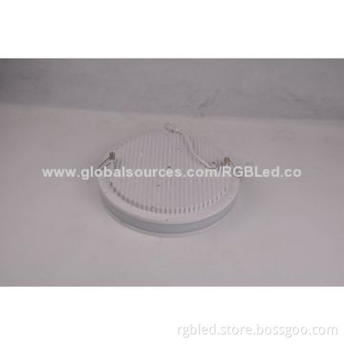 LED Panel light, 124mm diameter, 30pcs 2835SMD, 5W, 350lm, 85 to 265V AC